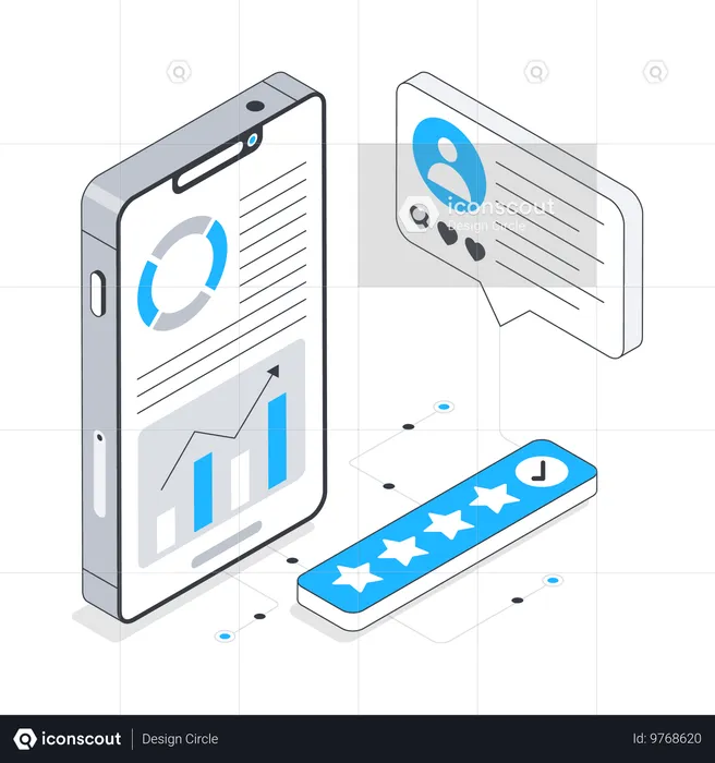 Unternehmensrating und Unternehmensanalyse  Illustration