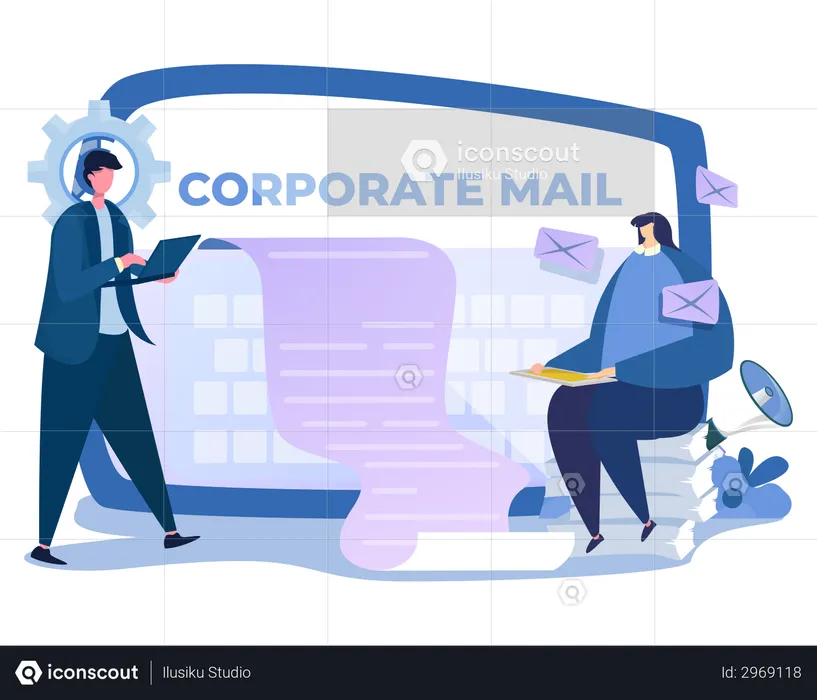 Corporate Secretary  Illustration