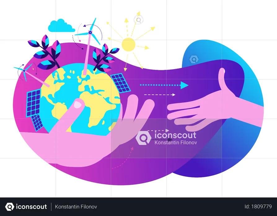 Use of alternative resource of energy  Illustration