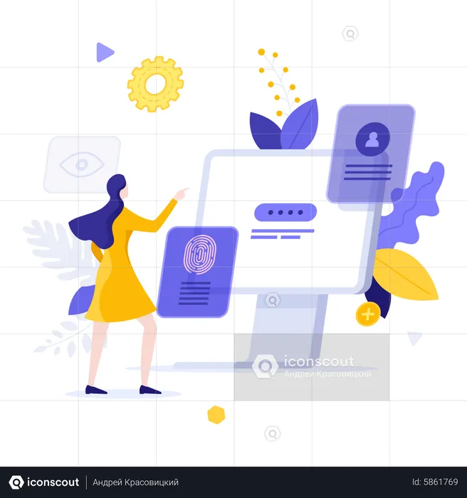 User login  Illustration