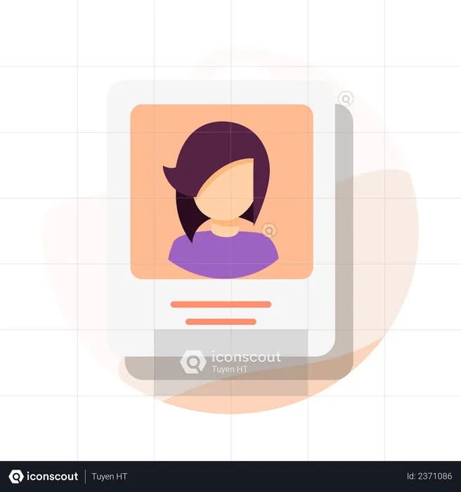 User profile  Illustration