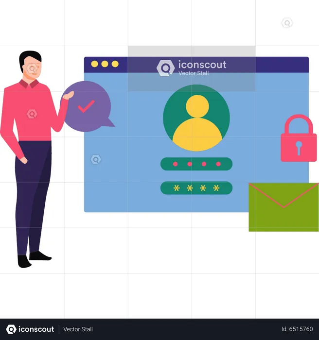 User profile is password encrypted  Illustration