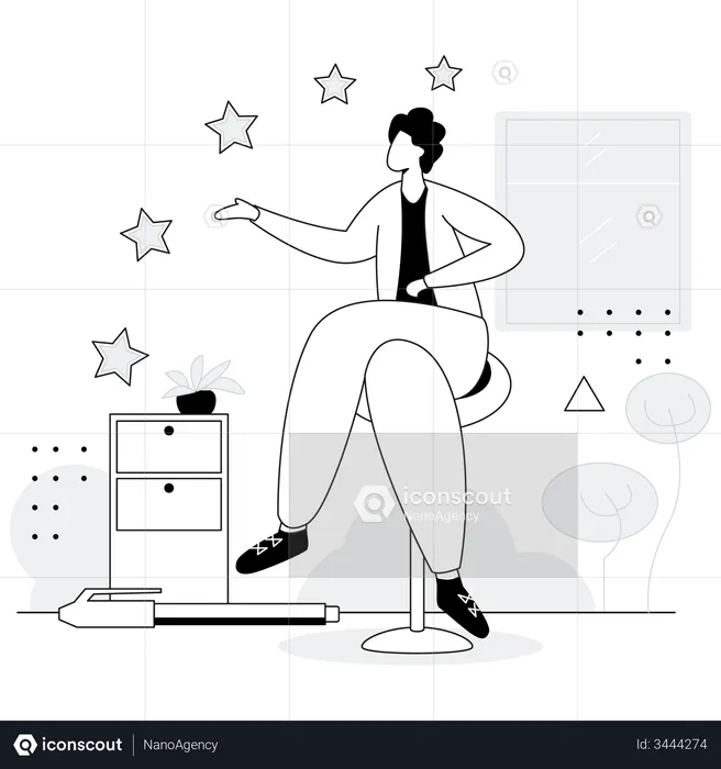 User rating to business  Illustration