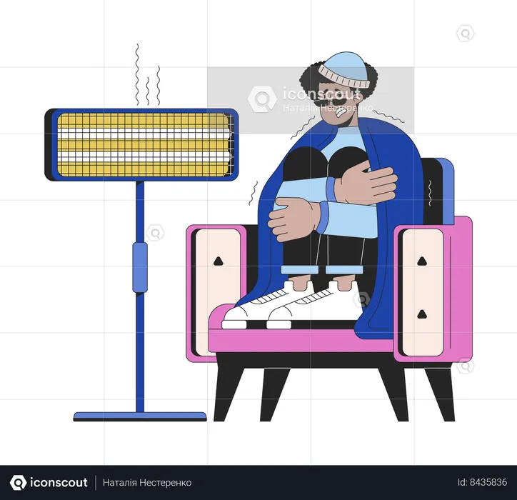 Utiliser un radiateur électrique en hiver  Illustration