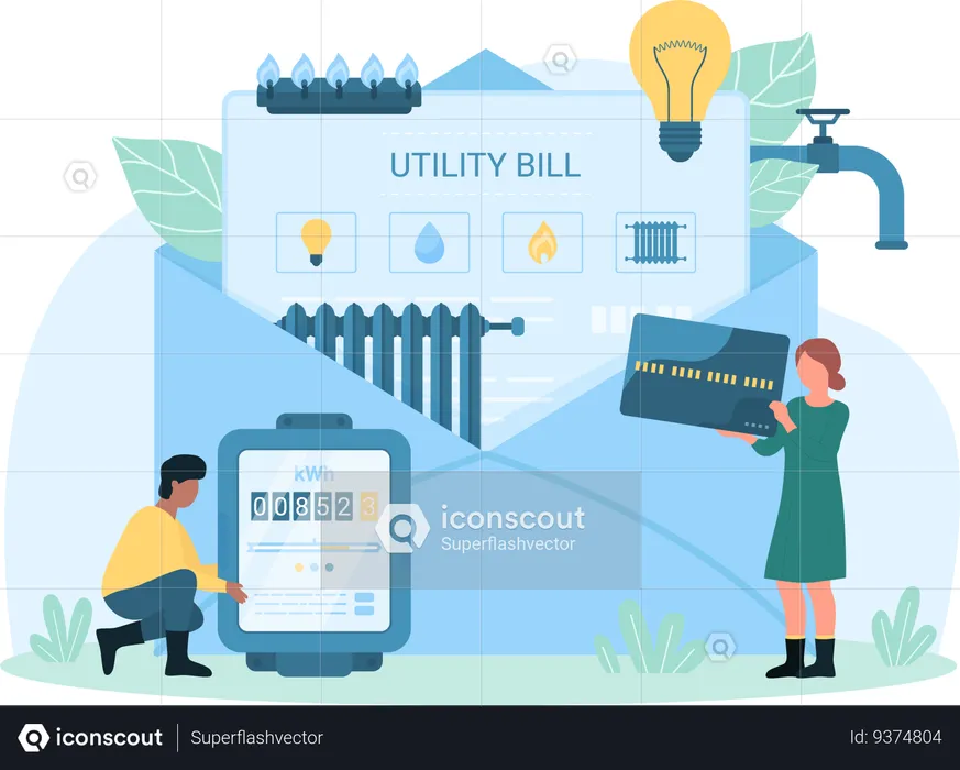 Utility bill  Illustration
