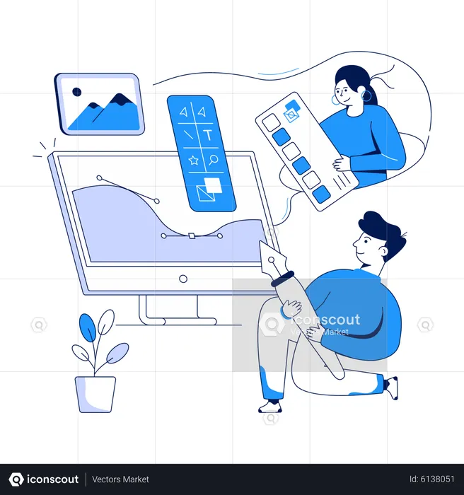 Conception UX  Illustration