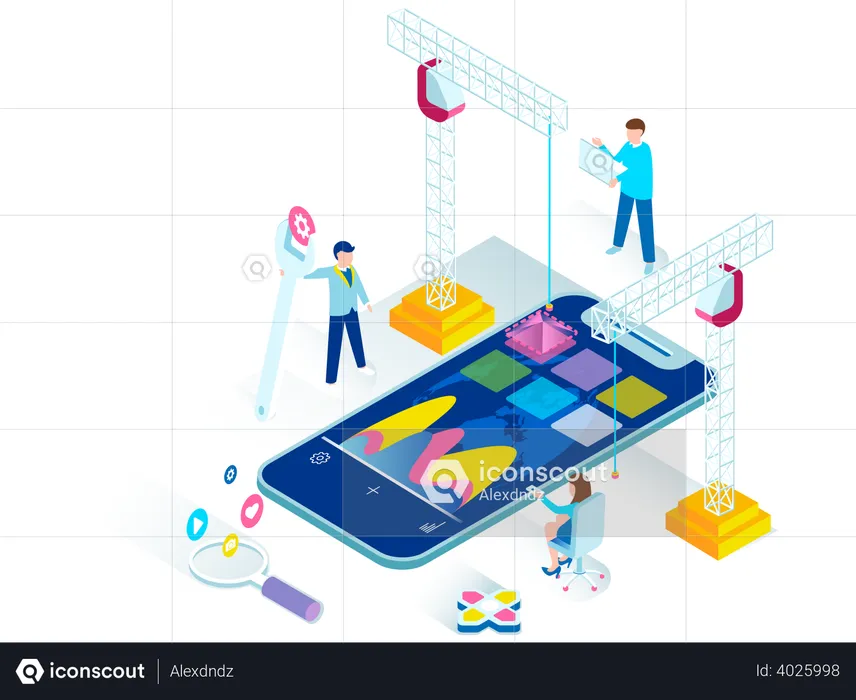 UX UI Design  Illustration