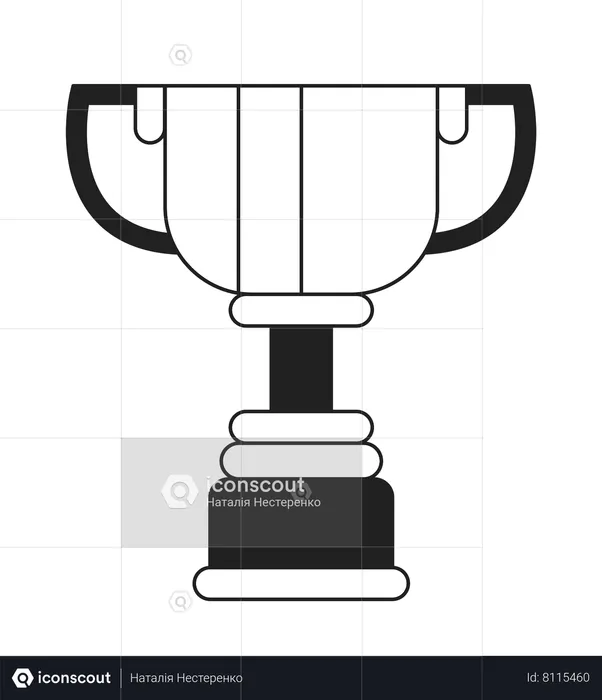 Vainqueur du trophée de la coupe d'or  Illustration