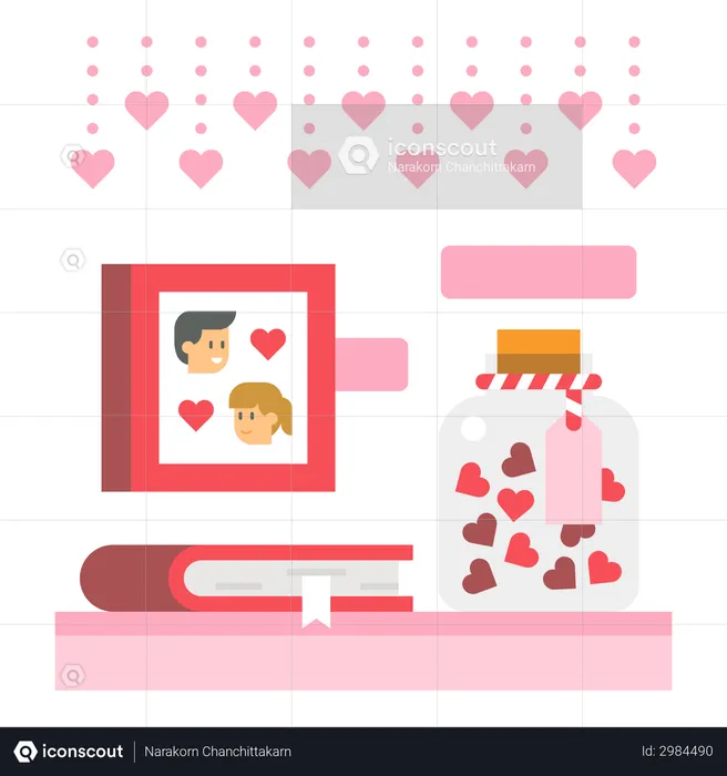 Valentine  Illustration