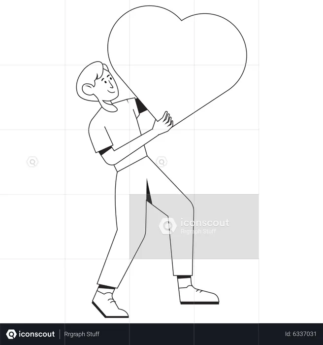 Valentine Love  Illustration