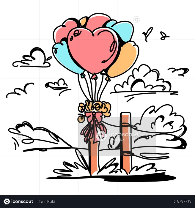 Valentine Surprise  Illustration