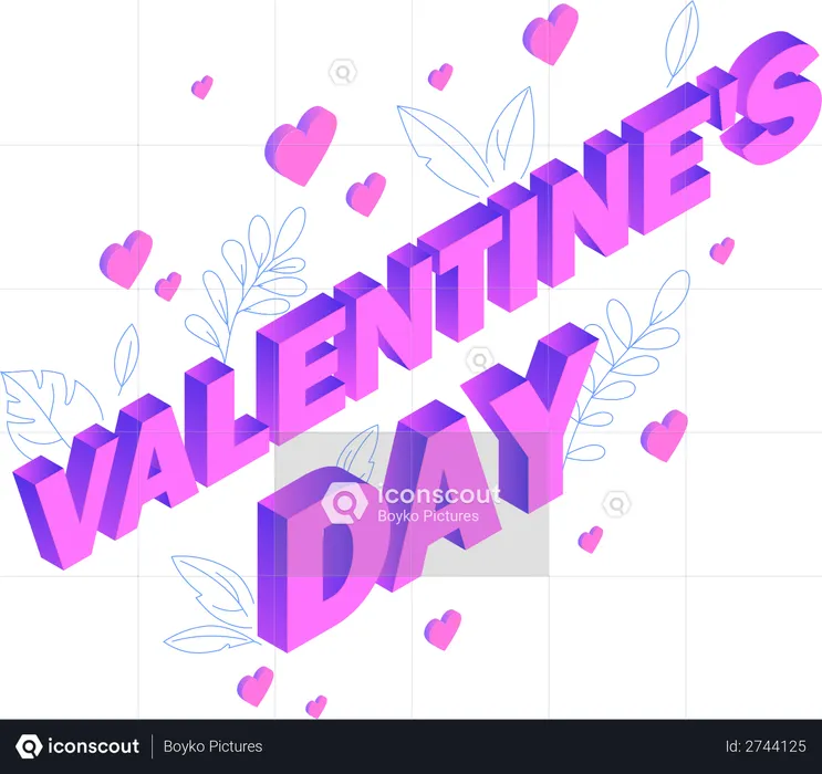 Valentines day  Illustration