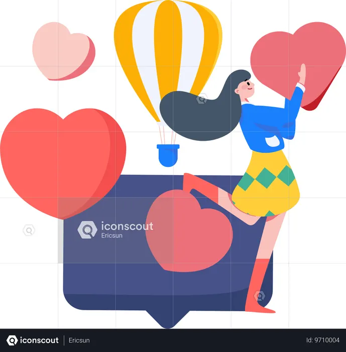 Valentines Romance  Illustration