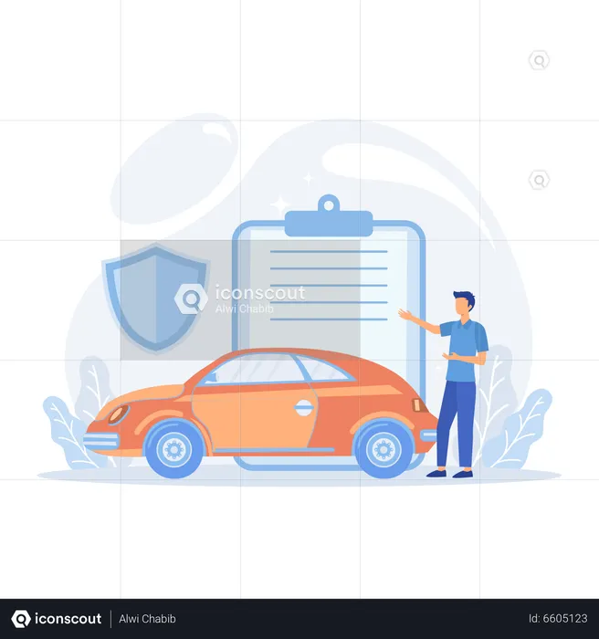 Vehicle insurance  Illustration