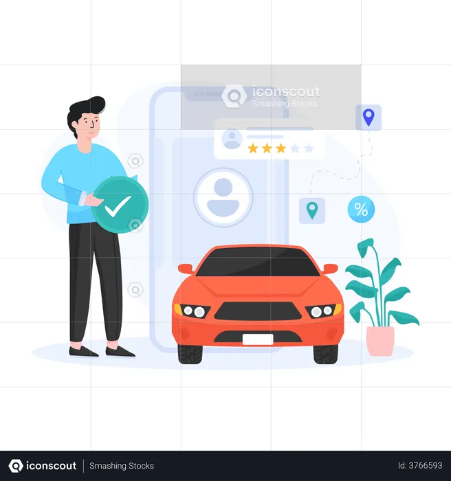 Vehicle Payment  Illustration