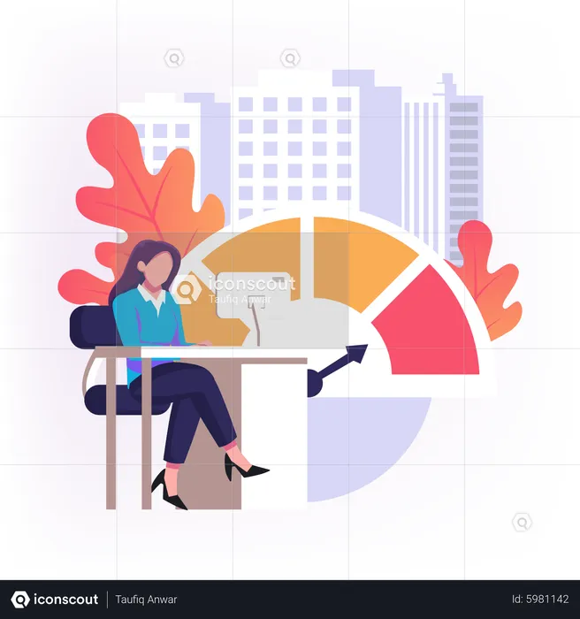 Vergleichendes Unternehmensbenchmarking  Illustration