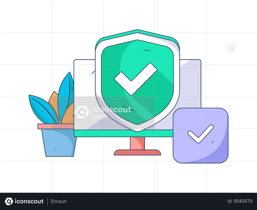 Verificar a segurança do sistema  Ilustração