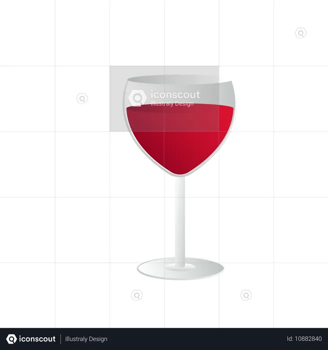 Verre de vin  Illustration