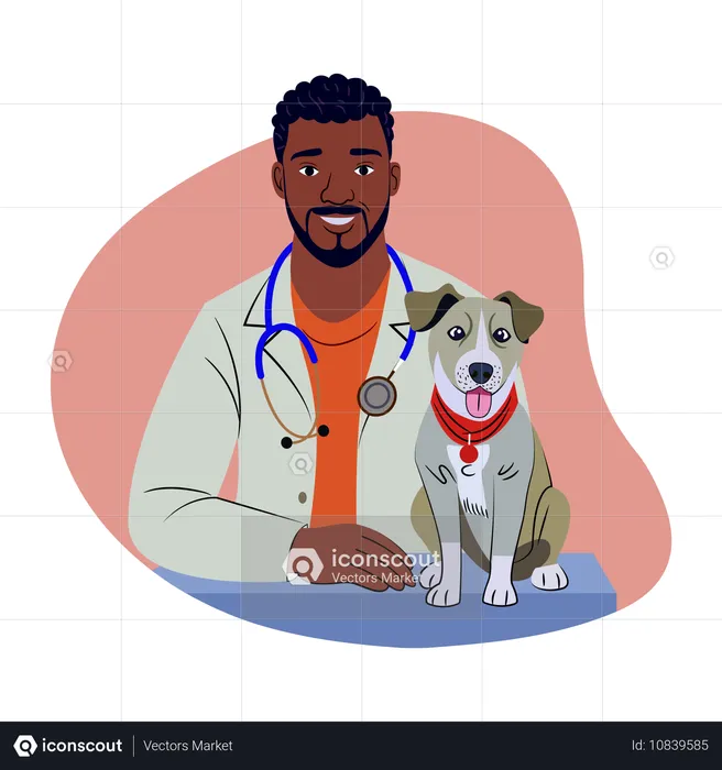 Veterinarian  Illustration