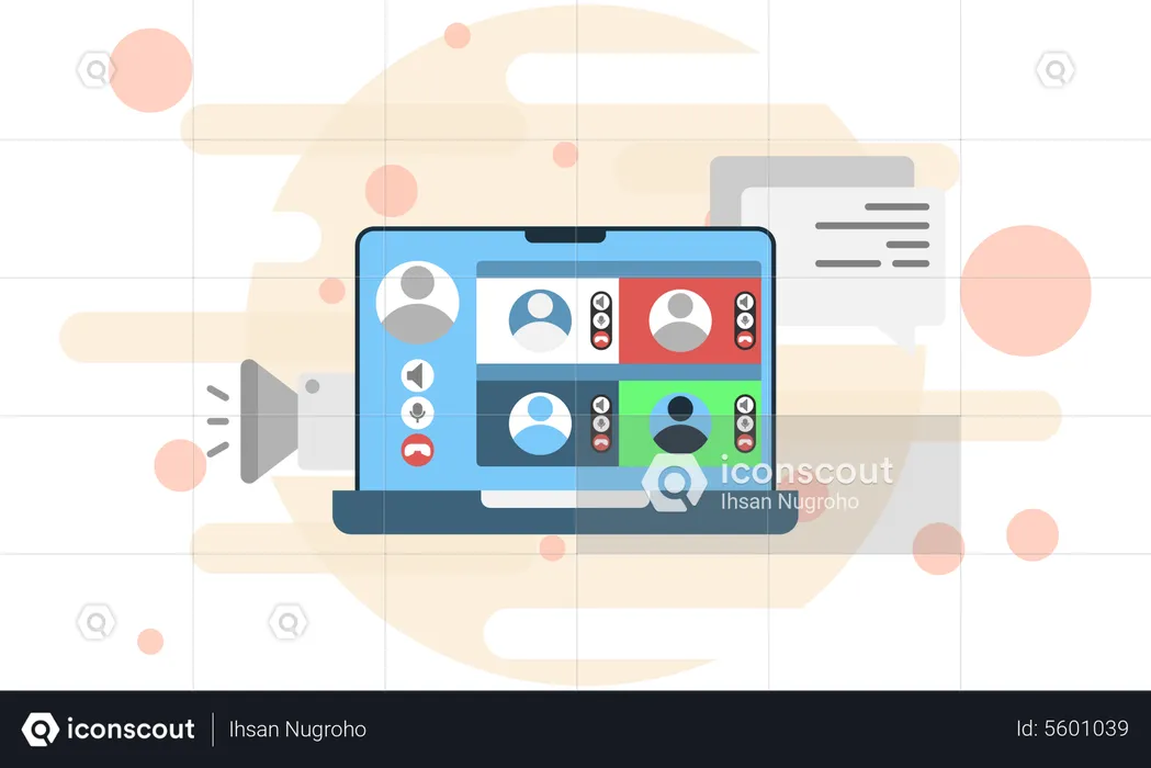 Video call  Illustration