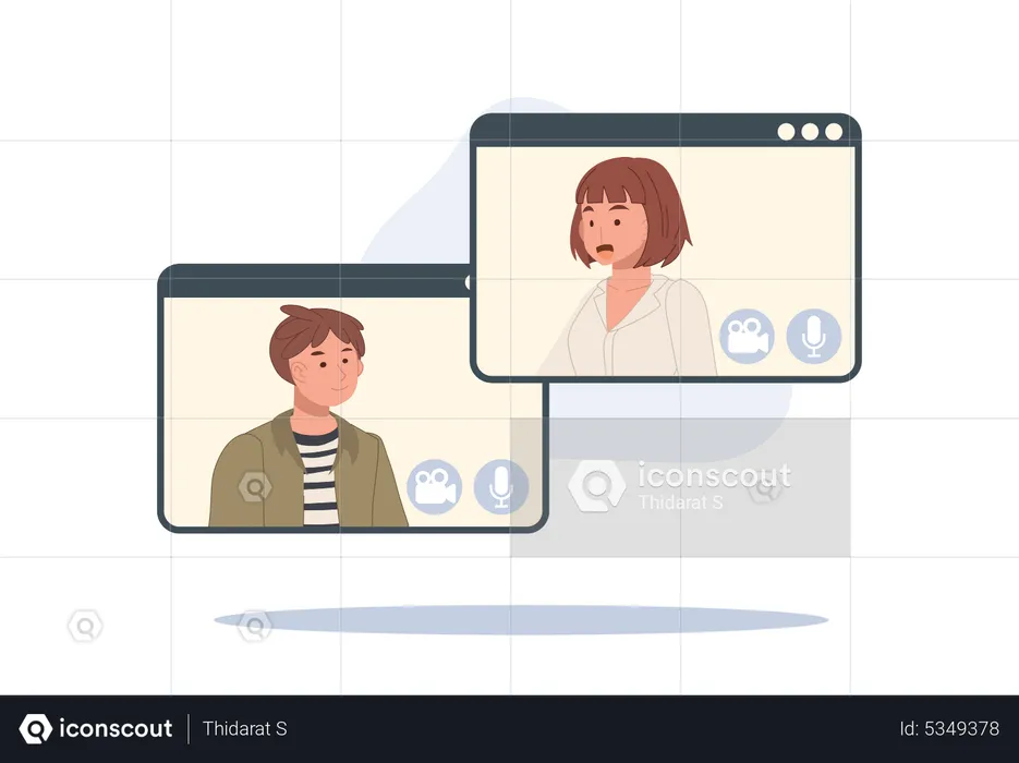 Video call  Illustration