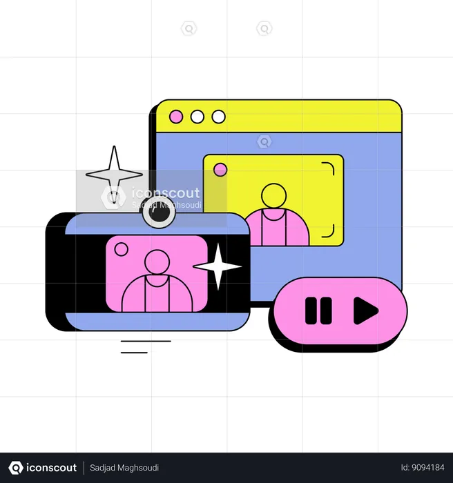 Video call  Illustration