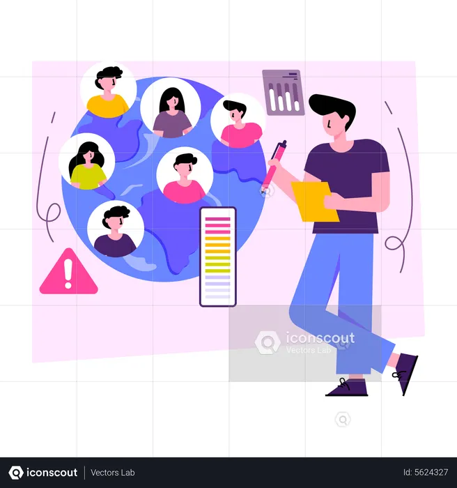 Video Call  Illustration