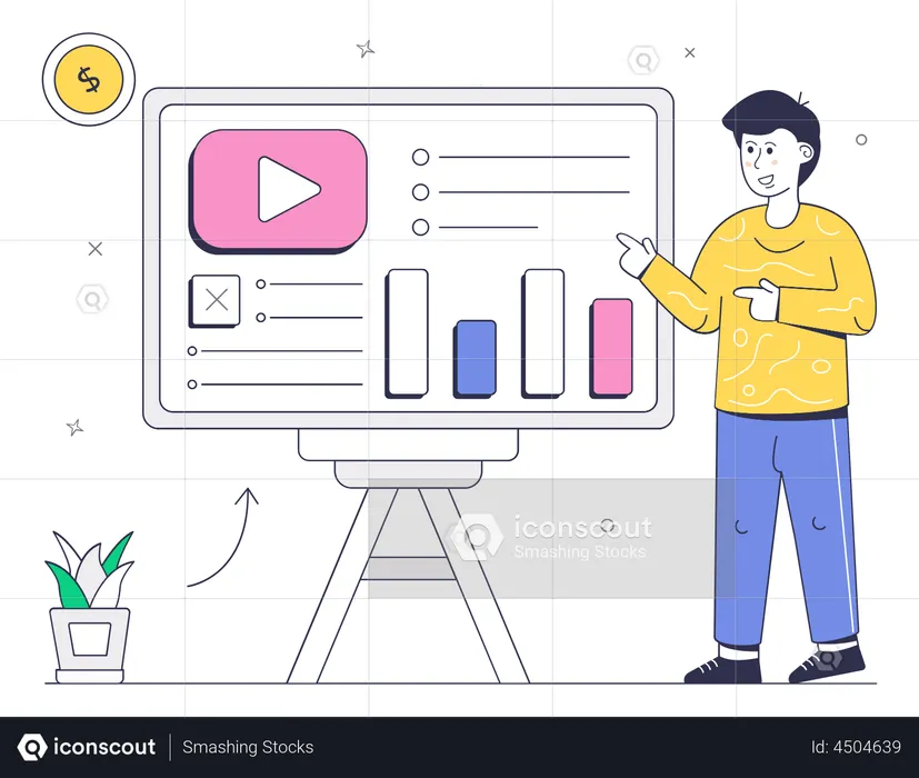 Video Content  Illustration