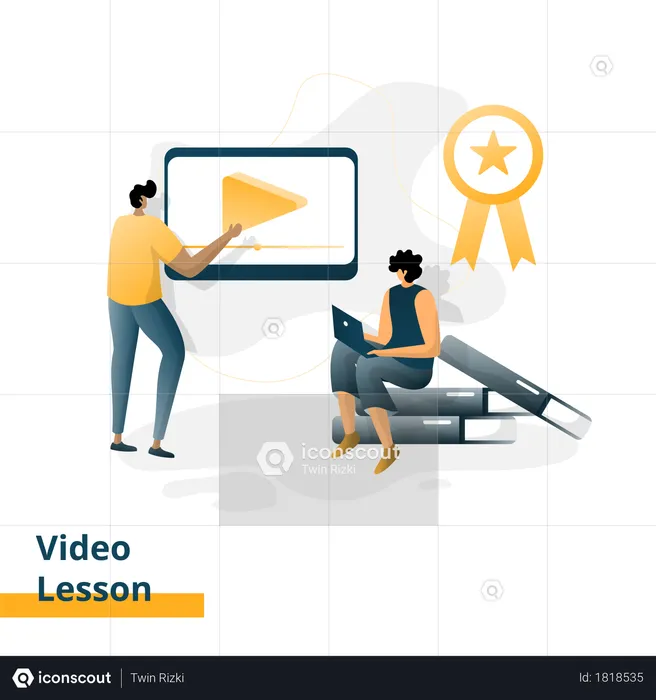 Video Lesson  Illustration