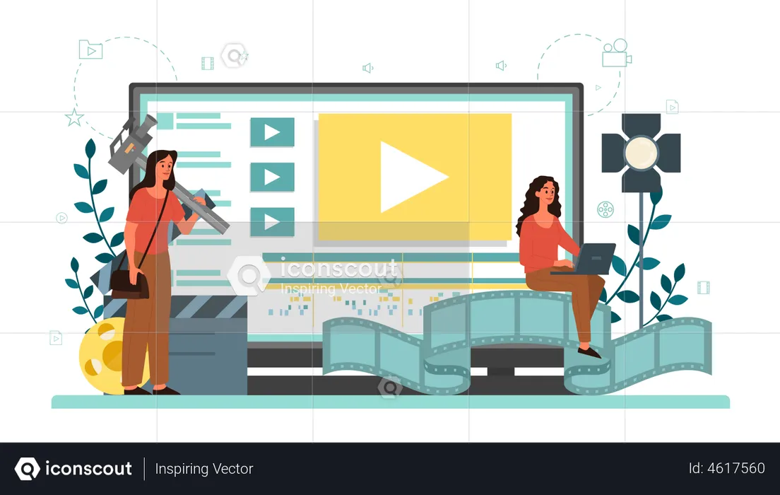 Video Maker  Illustration