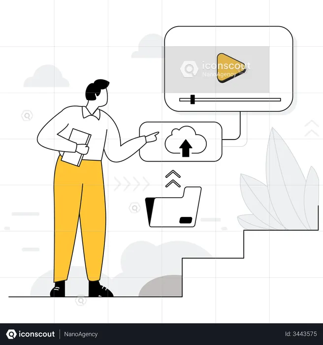Video marketing  Illustration