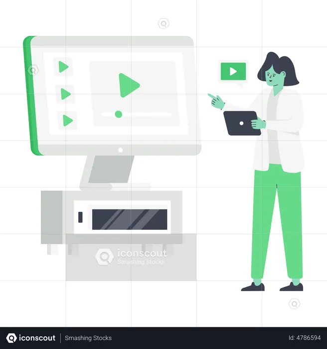 Videomarketing  Illustration