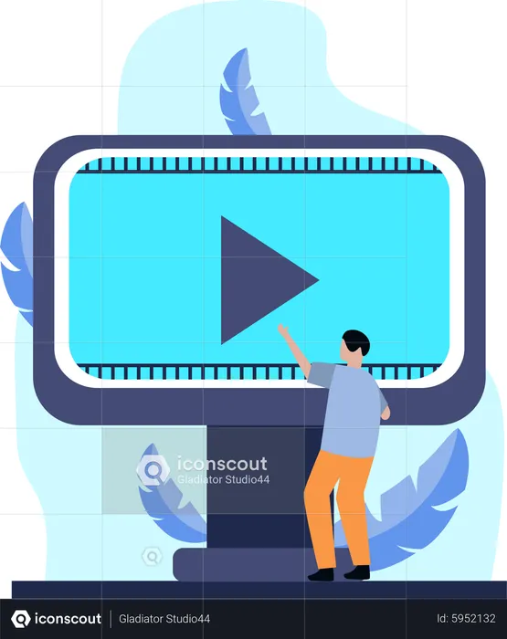 Video marketing  Illustration