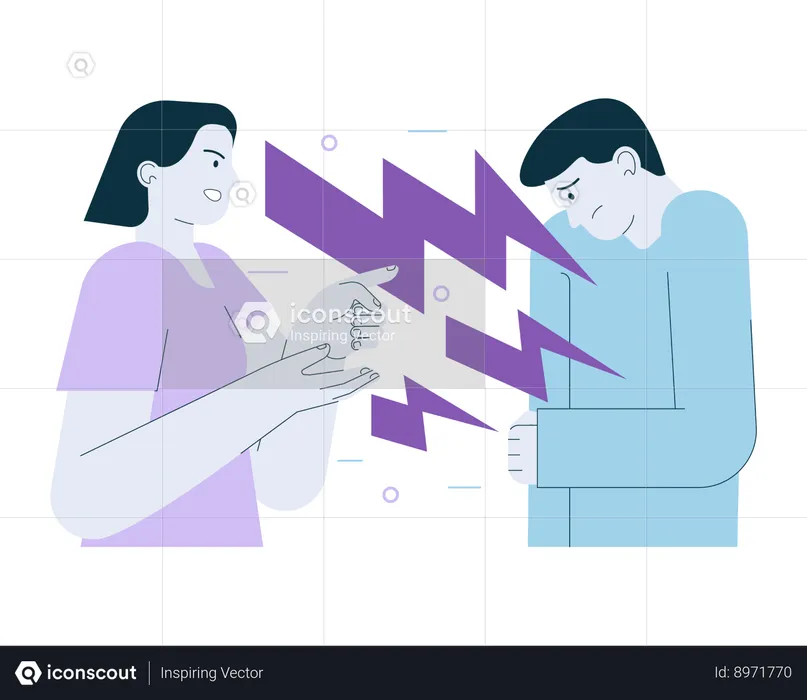 Violence émotionnelle dans les relations  Illustration