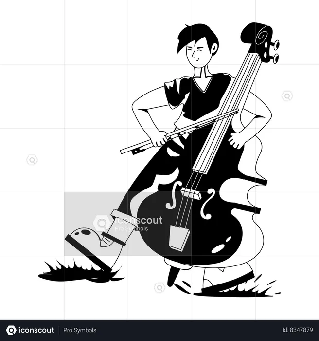 Violinist  Illustration