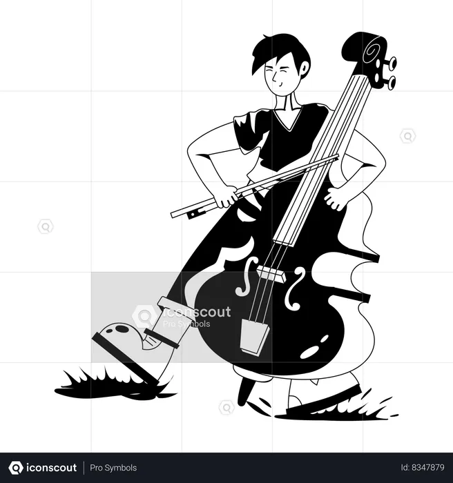 Violoniste  Illustration