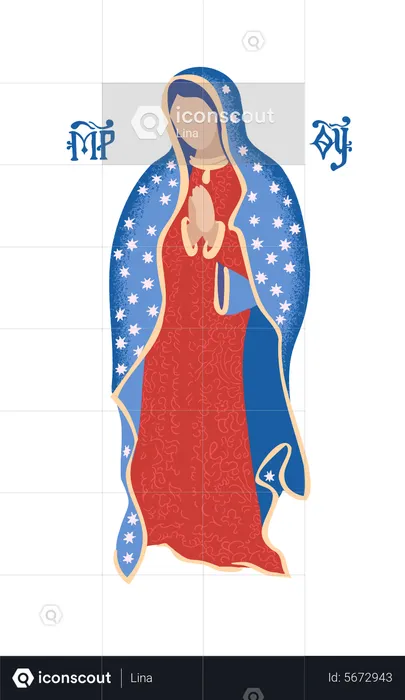 Virgen de Guadalupe  Illustration