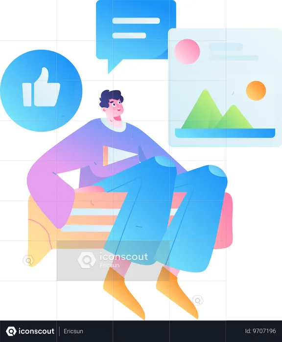 Virtual Advertising  Illustration