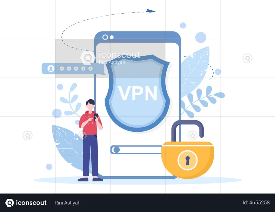 Virtual Private Network Service  Illustration