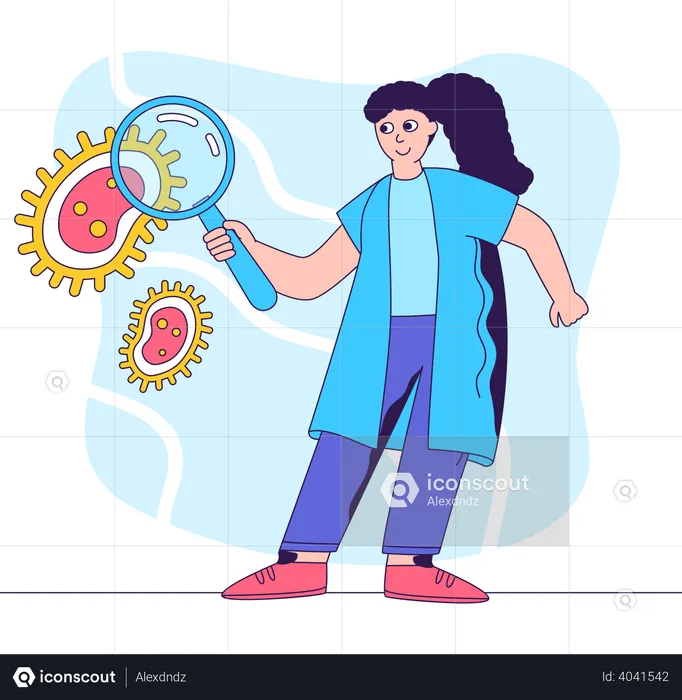 Virus Research  Illustration