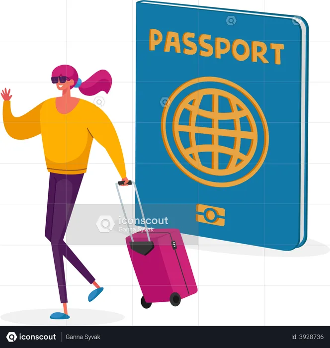 Visa Approval  Illustration