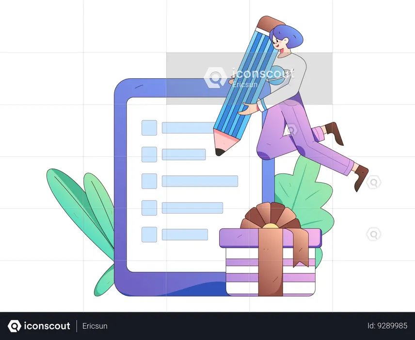Visualisation par les employés du formulaire de questionnaire  Illustration