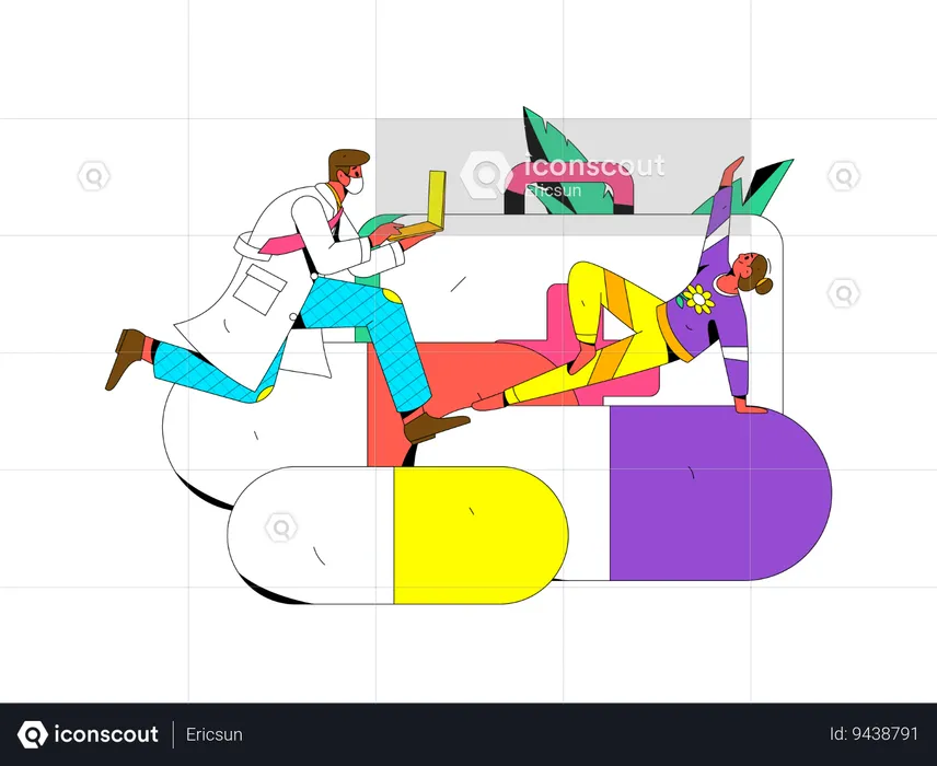 Vitamin capsule  Illustration