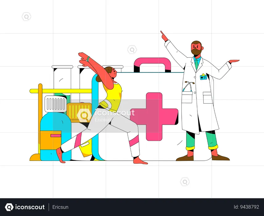 Vitamin medicine  Illustration