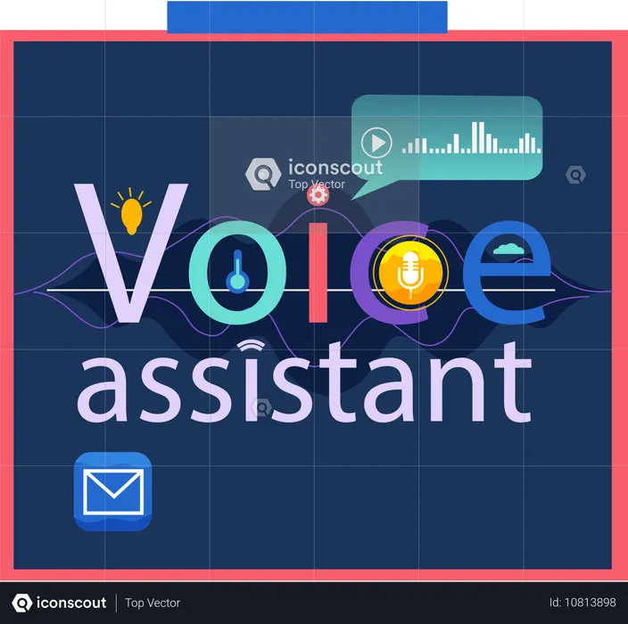 Voice assistant  Illustration