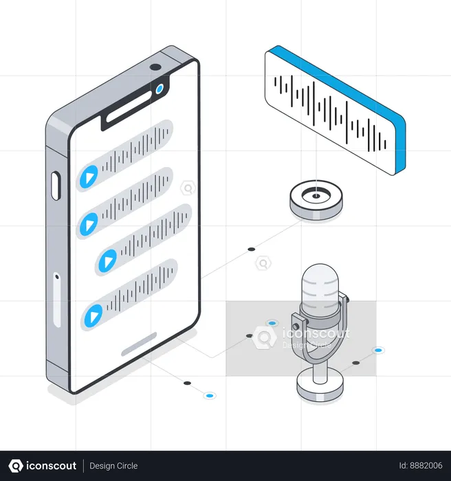 Voice Chat  Illustration