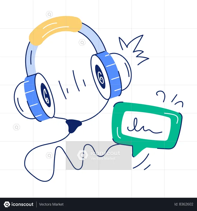 Voice Chat  Illustration