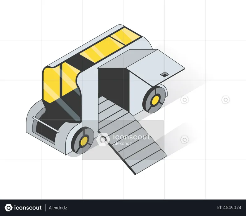 Voiture autonome  Illustration