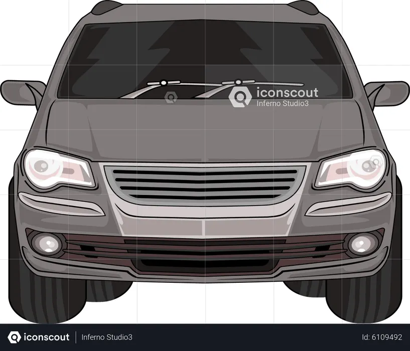 Voiture 4x4 moderne  Illustration