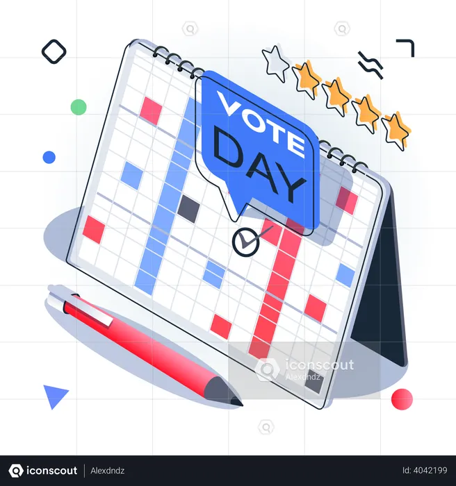 Vote Day  Illustration